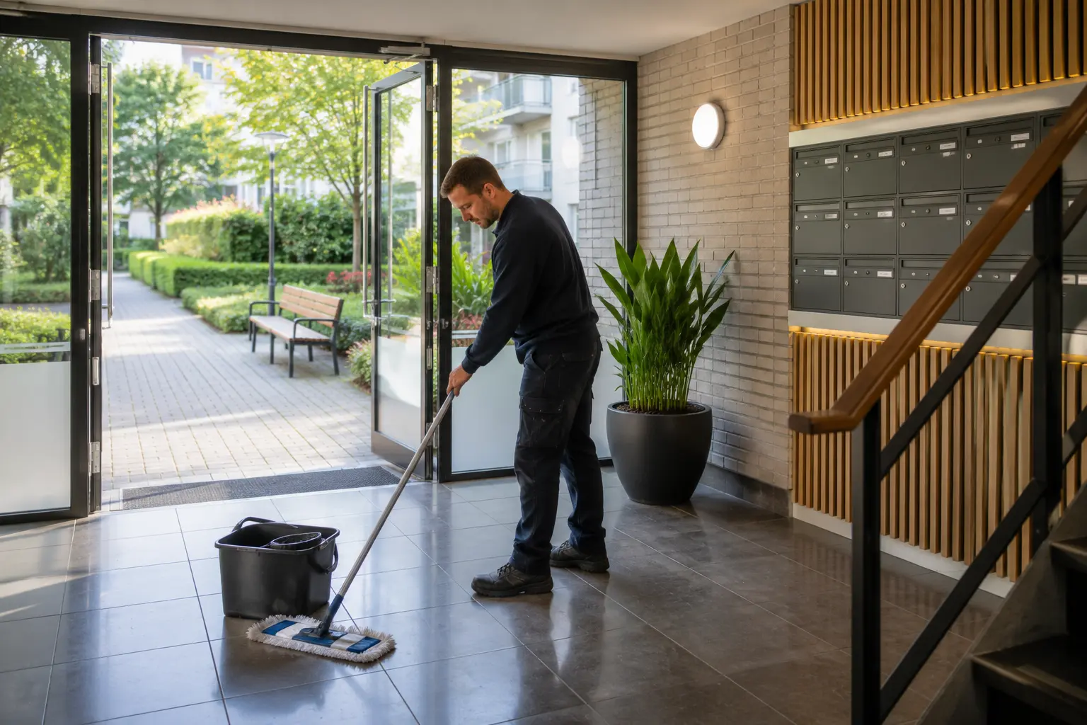 Entree en trappenhuis