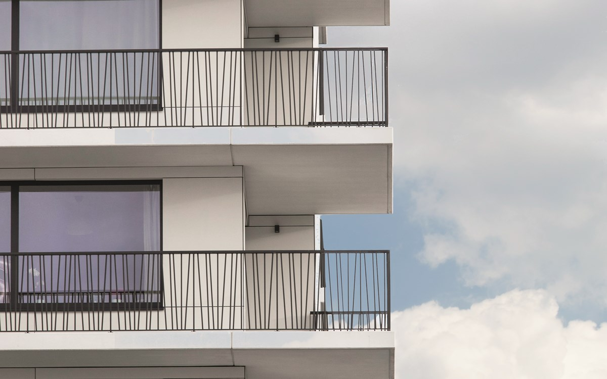 Moderne appartementen met balkons